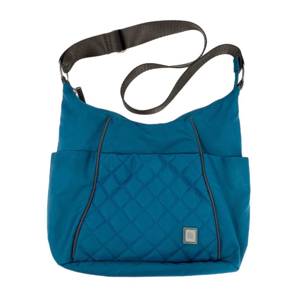 Ellington Blue Gray Quilted Shoulder Bag | Stylish & Versatile